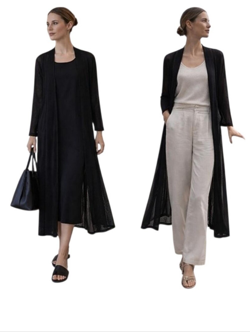 Eileen Fisher Sheer Tunic Duster